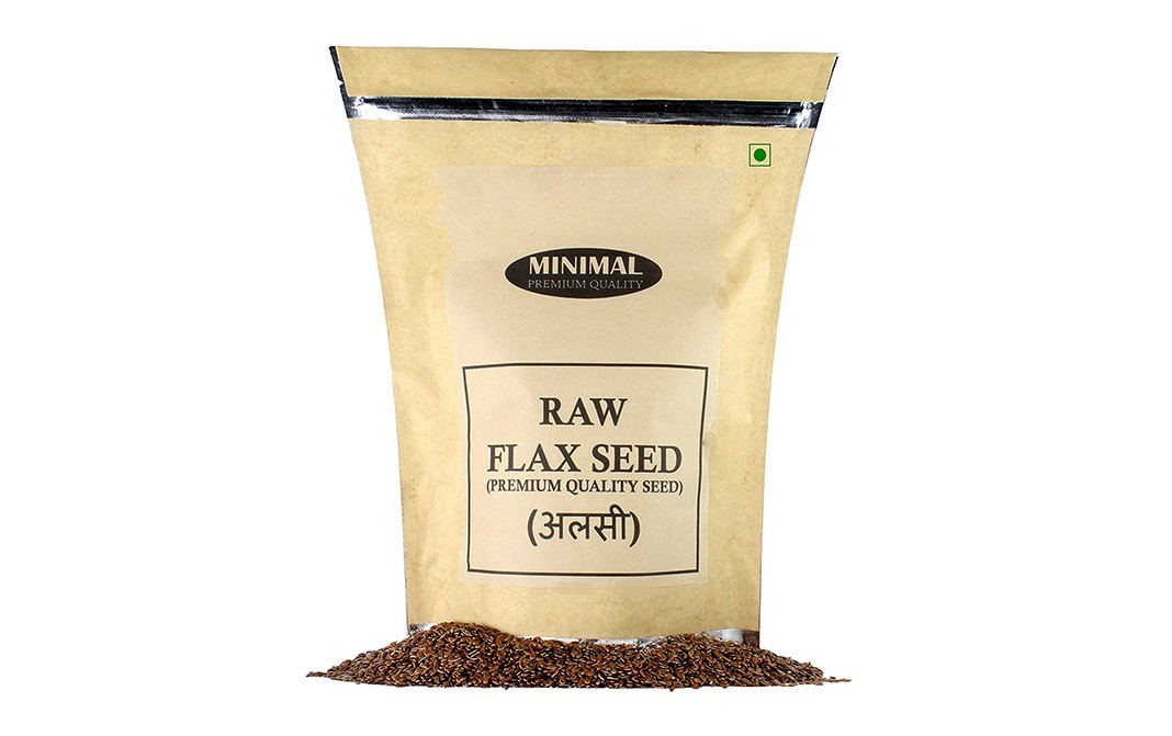 Minimal Raw Flax Seed (Premium Quality Seed)   Pack  500 grams